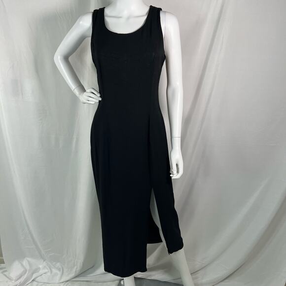 Vintage Scarlett Black 2-Piece Dress and Jacket Set - Picture 3 of 16